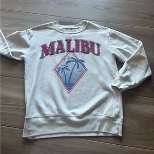 Freeze Cream Sweatshirt with Red and Blue Design